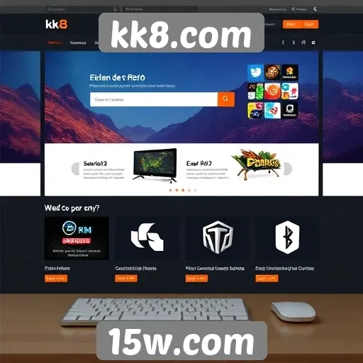 Facilidade de navegação no site kk8.com