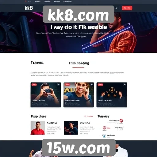 Interface do usuário do kk8.com é intuitiva e acessível